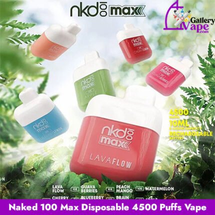 Naked 100 Max Disposable 4500 Puffs Vape Available in Uae