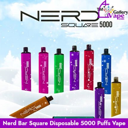 Nerd Bar Square Disposable 5000 Puffs Vape Available in Uae