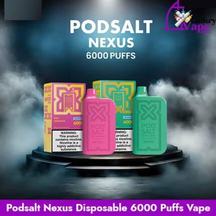 Pod Salt Nexus Disposable 6000 Puffs Vape Available in Uae