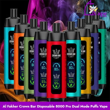 Al Fakher Crown Bar Pro Disposable 8000 Puffs Vape Dual Mode Available in Uae