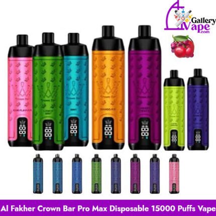 Al Fakher Crown Bar Pro Max Disposable 15000 Puffs Vape Available in Uae