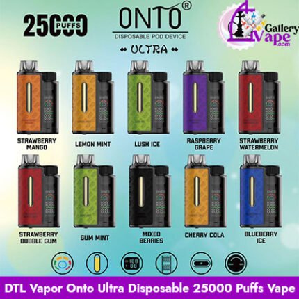 DTL Vapor Onto Ultra Disposable 25000 Puffs Vape Available in Uae