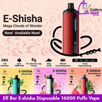 Elf Bar E-Shisha Disposable 16000 Puffs Vape Available in Uae