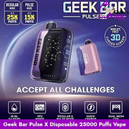 Geek Bar Pulse X Disposable 25000 Puffs Vape Available in Uae