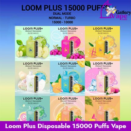 Loom Plus Disposable 15000 Puffs Vape Available in Uae