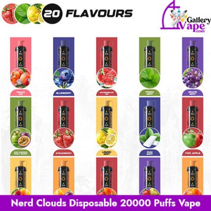 Nerd Clouds Disposable 20000 Puffs Vape Available in Uae