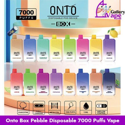 Onto Box Pebble Disposable 7000 Puffs Vape Available in Uae
