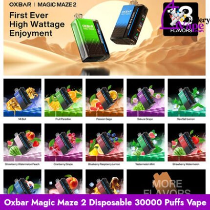 Oxbar Magic Maze 2 Disposable 30000 Puffs Vape Available in Uae