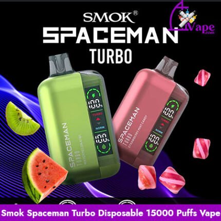 Smok Spaceman Turbo Disposable 15000 Puffs Vape Availabe in Uae