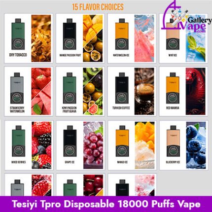 Tesiyi Tpro Disposable 18000 Puffs Vape Available in Uae