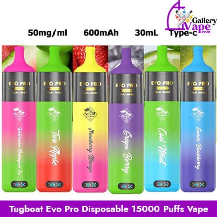 Tugboat Evo Pro Disposable 15000 Puffs Vape Available in Uae