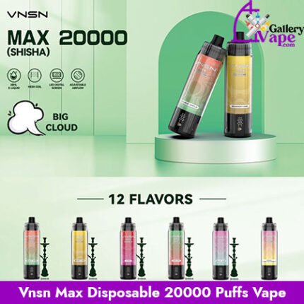 VNSN Max Disposable 20000 Puffs Vape Available in Uae