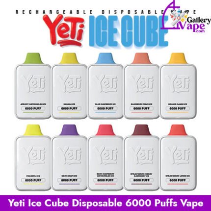 Yeti Ice Cube Disposable 6000 Puffs Vape Available in Uae