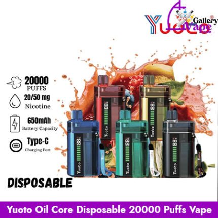 Yuoto Oil Core Disposable 20000 Puffs Vape Available in Uae