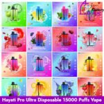 Hayati Pro Ultra Disposable 15000 Puffs Vape Dual Flavours Available in Uae