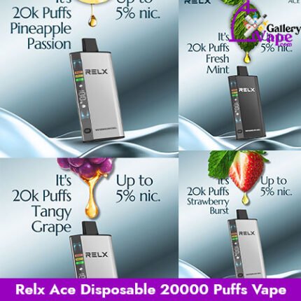 Relx Ace Disposable 20000 Puffs Vape Available in Uae