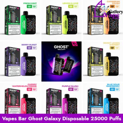 Vapes Bar Ghost Galaxy Disposable 25000 Puffs Vape Available in Uae