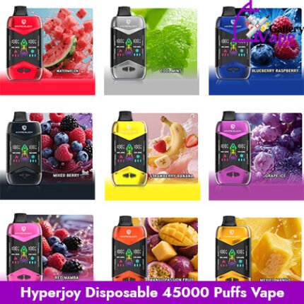 Hyperjoy Disposable 45000 Puffs Vape Available in Uae