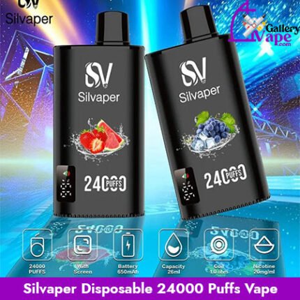 Silvaper Disposable 24000 Puffs Vape Available in Uae