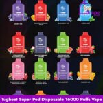 Tugboat Super Pod Disposable 16000 Puffs Vape Available in Uae (Only Pod)