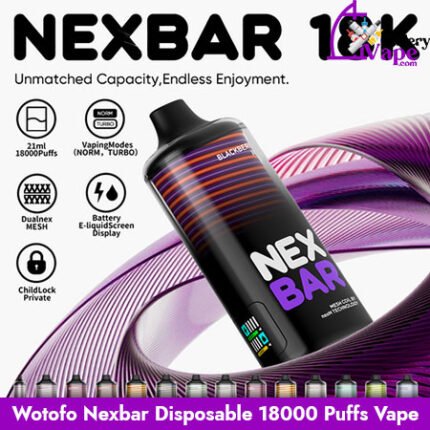 Wotofo Nexbar Disposable 18000 Puffs Vape Available in Uae