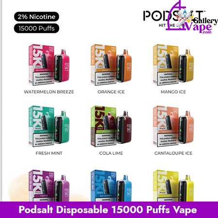 Podsalt-Disposable-15000-Puffs-Vape--Available-in-Uae Pod Salt Disposable 15000 Puffs Vape Available in Uae - Image 1