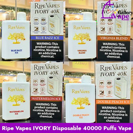 Ripe-Vapes-IVORY-Disposable-40000-Puffs-Vape-Available-in-Uae Ripe Vapes IVORY Disposable 40000 Puffs Vape Aailable in Uae - Image 1