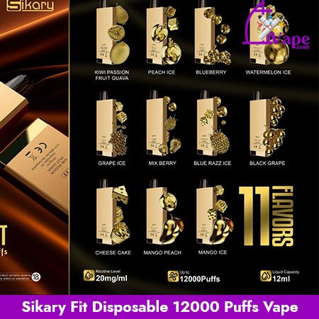 Sikary-Fit-Disposable-12000-Puffs-Vape-Available-in-Uae Sikary Fit Disposable 12000 Puffs Vape Available in Uae - Image 1