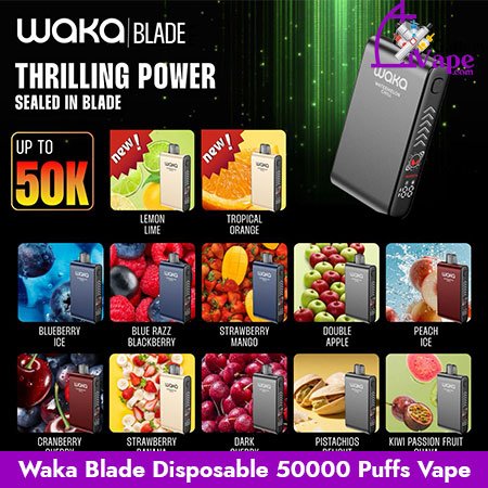 Waka-Blade-Disposable-50000-Puffs-Vape-Available-in-Uae Waka Blade Disposable 50000 Puffs 50MG Vape in Available in Uae - Image 1