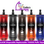 AAOK Disposable Replaceable System 110000 Puffs Vape Available in Uae