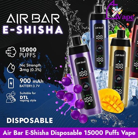 Air-Bar-E-Shisha-Disposable-15000-Puffs-Vape-Available-in-Uae Air Bar E-shisha Disposable 15000 Puffs Vape 3MG Available in Uae - Image 1