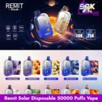 Remit Solar Disposable 50000 Puffs Vape Available in Uae