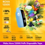 Waka Nova 12000 Puffs 18MG Disposable Vape Available in Uae