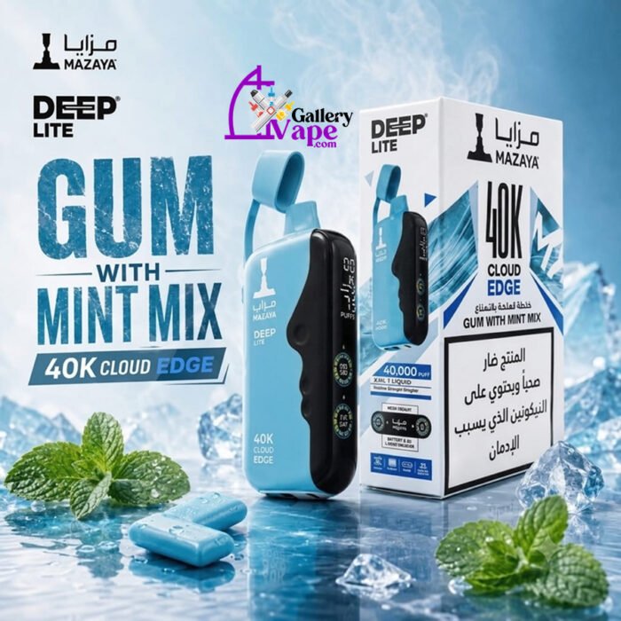 Mazaya Deep Lite Cloud Edge 40000 Puffs — 20mg Salt Nic, Verified Specs & Compact Build - Image 6
