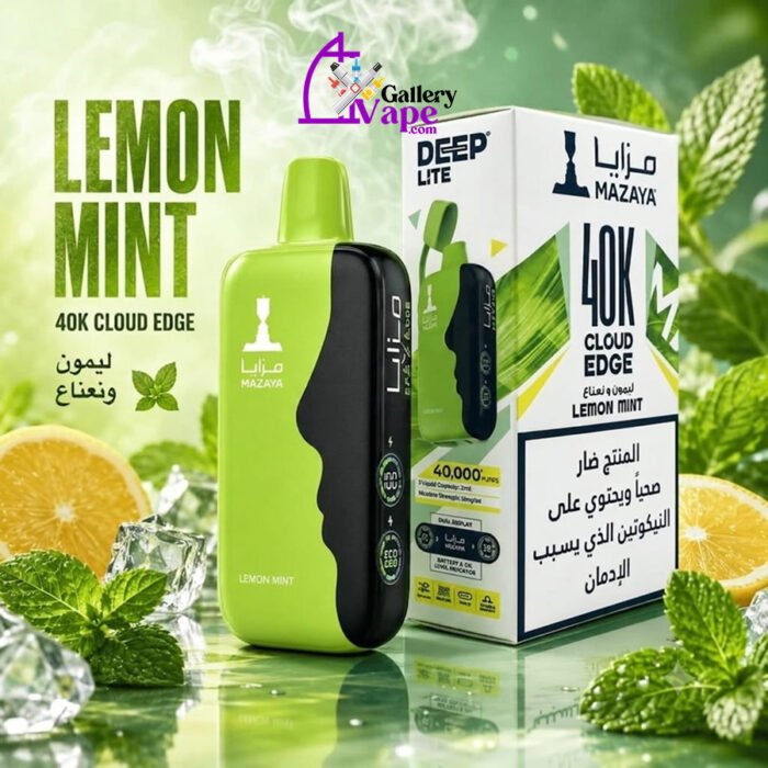 Mazaya Deep Lite Cloud Edge 40000 Puffs — 20mg Salt Nic, Verified Specs & Compact Build - Image 7