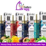 Mazaya Deep Cloud E-Hookah 80000 Puffs 6MG Disposable Vape Available in Uae