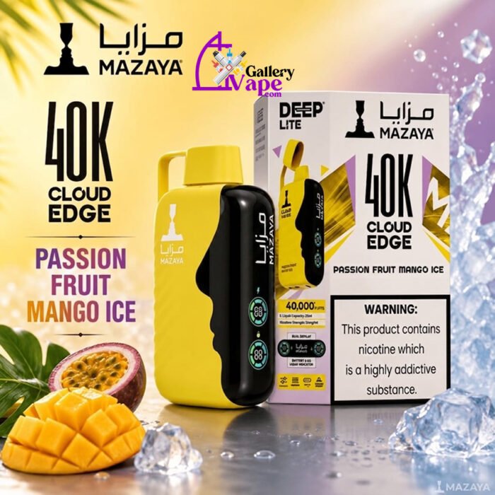 Mazaya Deep Lite Cloud Edge 40000 Puffs — 20mg Salt Nic, Verified Specs & Compact Build - Image 13