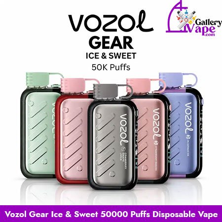 Vozol Gear Ice & Sweet 50000 — The Only Disposable in Dubai with Adjustable Ice AND Sweetness