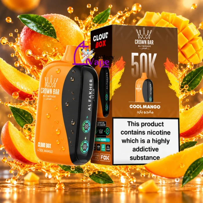 Al Fakher Crown Bar Cloud Box 50000: 60ml, 2,200mAh Rechargeable Disposable for Dubai and Abu Dhabi - Image 13