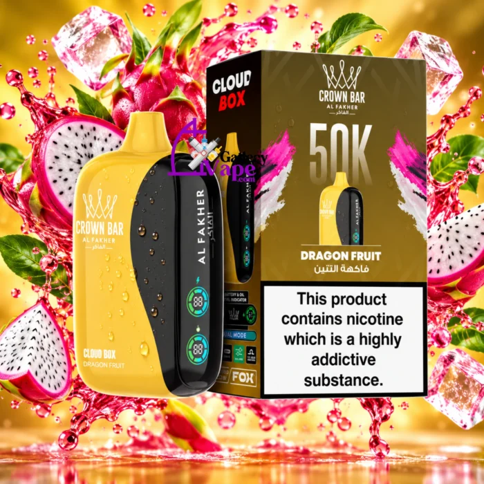 Al Fakher Crown Bar Cloud Box 50000: 60ml, 2,200mAh Rechargeable Disposable for Dubai and Abu Dhabi - Image 14