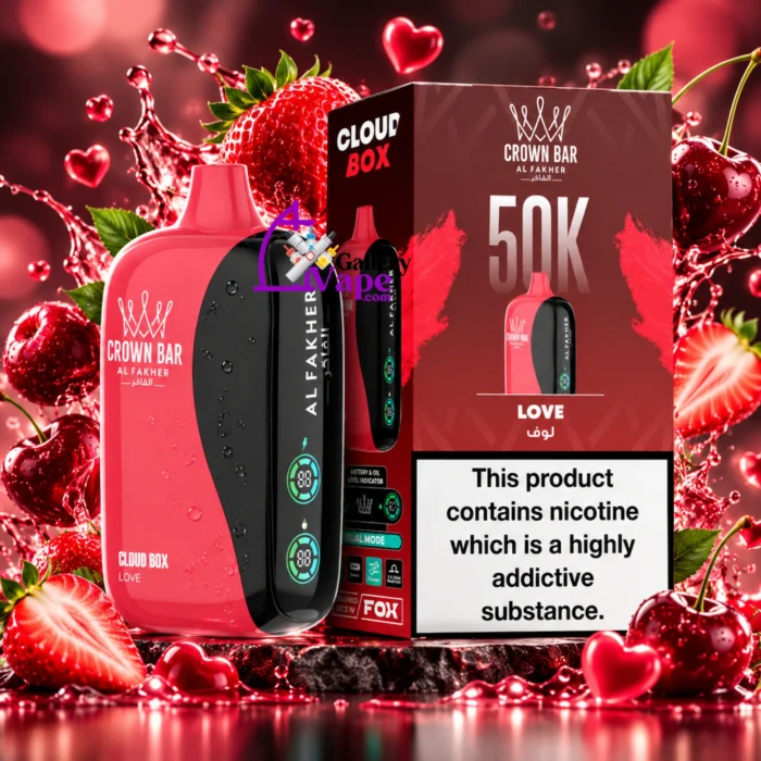 Al Fakher Crown Bar Cloud Box 50000: 60ml, 2,200mAh Rechargeable Disposable for Dubai and Abu Dhabi - Image 19