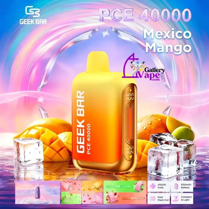 Geek Bar PCE 40000 Puffs 50MG Disposable Vape Available in Uae - Image 5