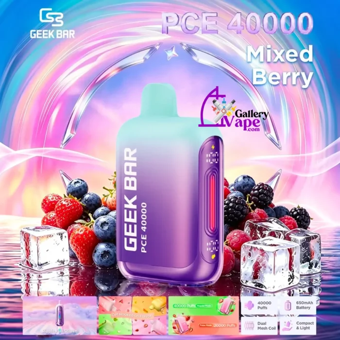 Geek Bar PCE 40000 Puffs 50MG Disposable Vape Available in Uae - Image 7