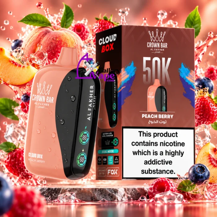 Al Fakher Crown Bar Cloud Box 50000: 60ml, 2,200mAh Rechargeable Disposable for Dubai and Abu Dhabi - Image 23