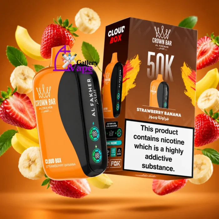 Al Fakher Crown Bar Cloud Box 50000: 60ml, 2,200mAh Rechargeable Disposable for Dubai and Abu Dhabi - Image 27