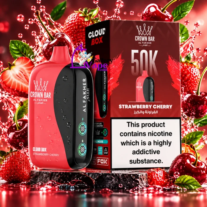 Al Fakher Crown Bar Cloud Box 50000: 60ml, 2,200mAh Rechargeable Disposable for Dubai and Abu Dhabi - Image 28