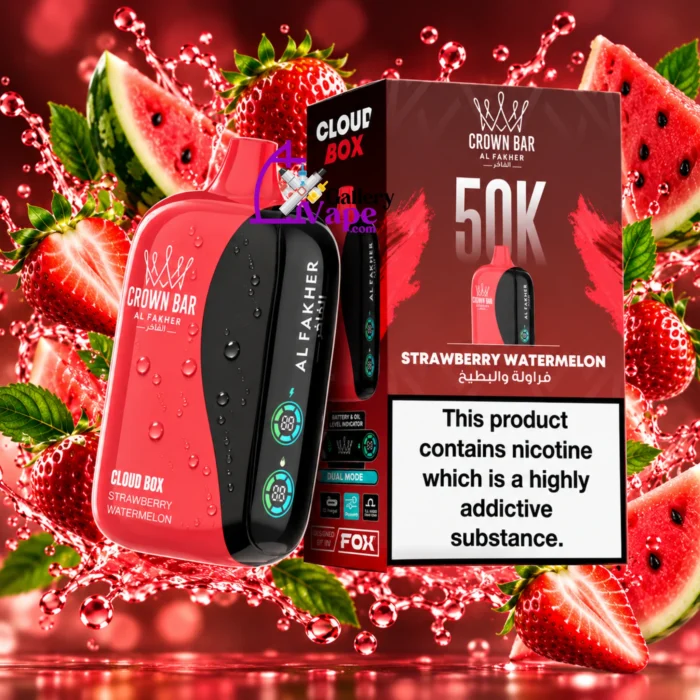 Al Fakher Crown Bar Cloud Box 50000: 60ml, 2,200mAh Rechargeable Disposable for Dubai and Abu Dhabi - Image 31