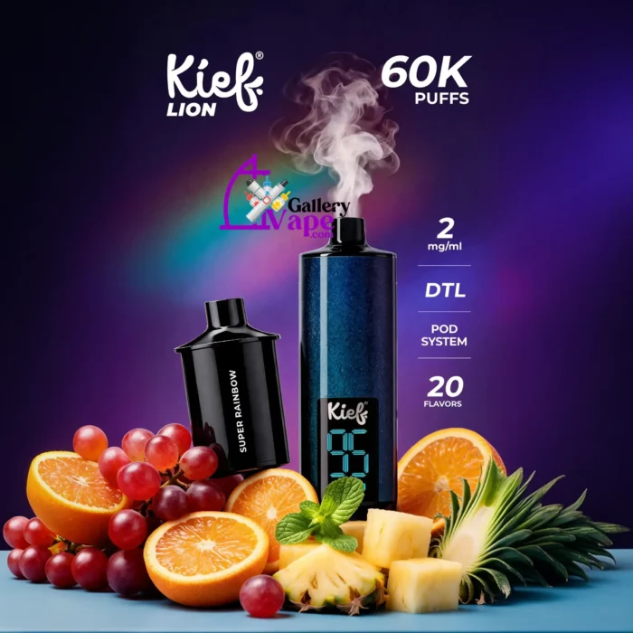 Kief Lion 60000 Puffs 2MG Disposable Vape Available in Uae - Image 18