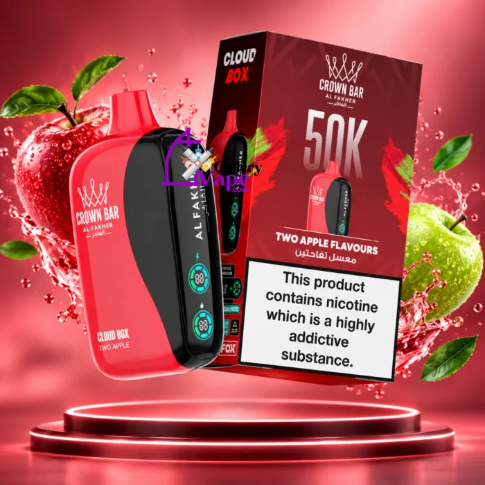 Al Fakher Crown Bar Cloud Box 50000: 60ml, 2,200mAh Rechargeable Disposable for Dubai and Abu Dhabi - Image 32