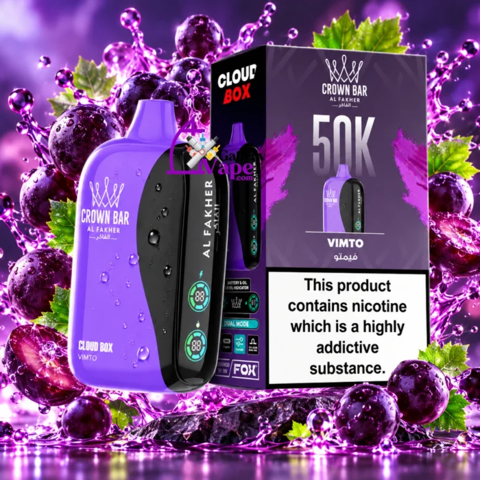 Al Fakher Crown Bar Cloud Box 50000: 60ml, 2,200mAh Rechargeable Disposable for Dubai and Abu Dhabi - Image 33